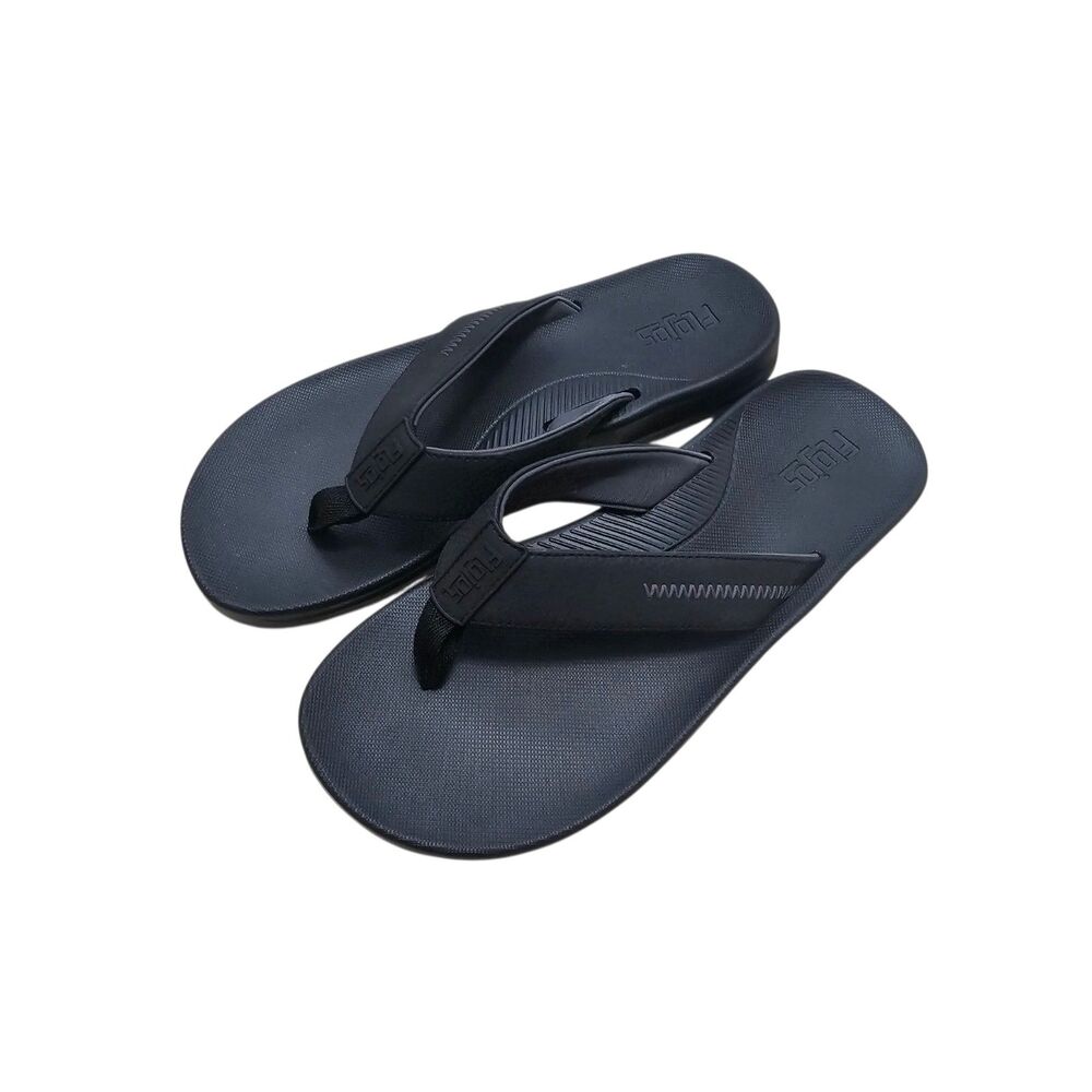 Flojos Men's Flip Flops Black 11